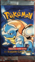 Pokemon Base Set 1st Edition Booster Pack - Blastoise Artwork